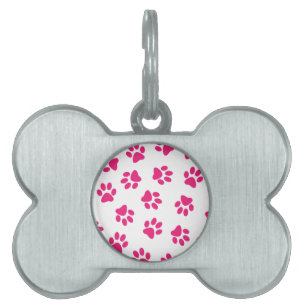 Médaillons Pour Animaux Domestiques Motif De Pailles, Paniers De Chien, Pailles Roses