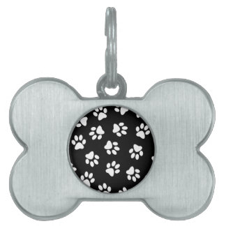 Médaillons Pour Animaux Domestiques Motif De Pâtes, Patrouilles De Chien, Paws Blanche