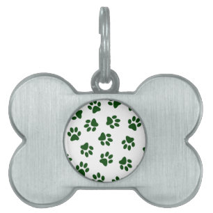 Médaillons Pour Animaux Domestiques Motif De Pâtes, Patrouilles De Chiens, Paws Vertes