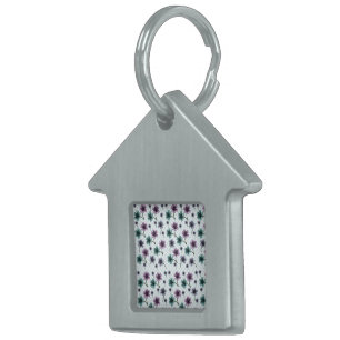 Médaillons Pour Animaux Domestiques Motif floral doux Cottagecore Esthétique pastel