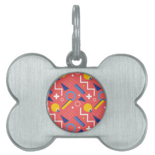Médaillons Pour Animaux Domestiques Motif géométrique 2