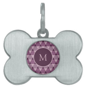 Médaillons Pour Animaux Domestiques Motif triangles