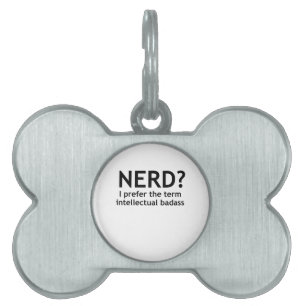 Médaillons Pour Animaux Domestiques NERD ? Drôle, design geek