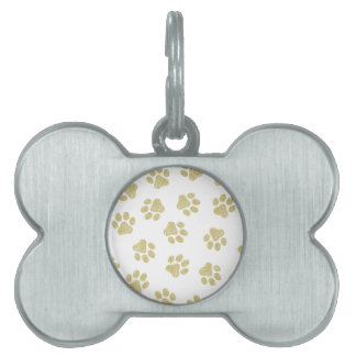 Médaillons Pour Animaux Domestiques Pâtes de chien, Pâtes de chien, Pâtes d'or