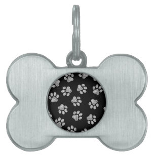 Médaillons Pour Animaux Domestiques Patrouilles de Doodle, Paws de Chien, Paws Blanche