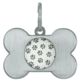 Médaillons Pour Animaux Domestiques Patrouilles de Doodle, Paws de Chien, Paws Vertes