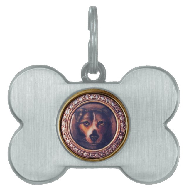 Médaillons Pour Animaux Domestiques PORTRAITS DE CHIENS MINIATES Pincher (Devant)