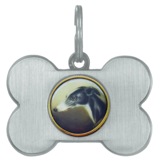 MÉDAILLONS POUR ANIMAUX DOMESTIQUES PORTRAITS DE CHIENS VICTORIENS MINIATURE (Devant)