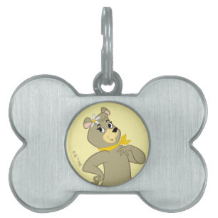 Médaillons Pour Animaux Domestiques Pose Joueuse de Cindy Bear