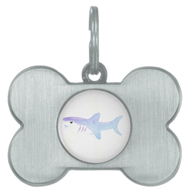 Médaillons Pour Animaux Domestiques Requin adorable (Devant)