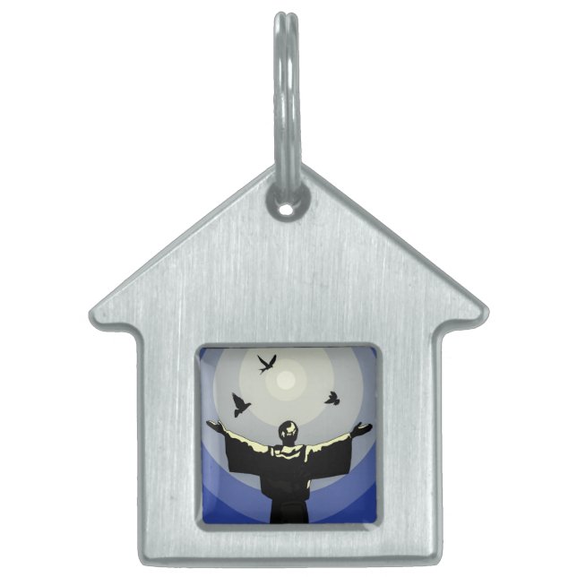 Médaillons Pour Animaux Domestiques Saint François Animal Chien Chat Protecteur pour a (Devant)