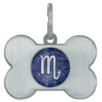Scorpio Zodiac Symbole de Navy Blue Camo