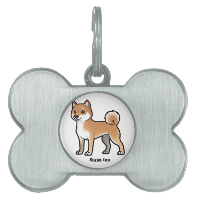 Médaillons Pour Animaux Domestiques shiba inu (Devant)