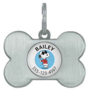 Médaillons Pour Animaux Domestiques Snoopy "Joe Cool" debout
