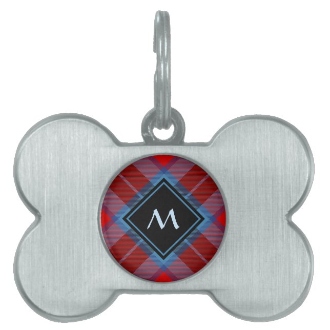 Médaillons Pour Animaux Domestiques Tartan du clan MacTavish (Devant)