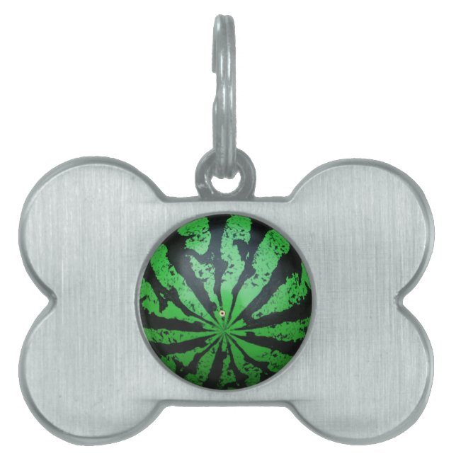 Médaillons Pour Animaux Domestiques Watermelon Football / Soccer Ball (Devant)