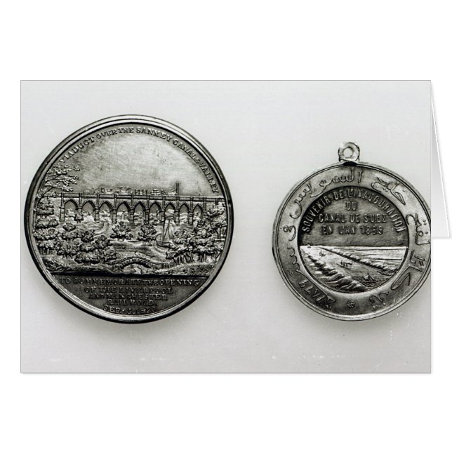 Medal Commemorating the opening of the Suez (Front Horizontal)
