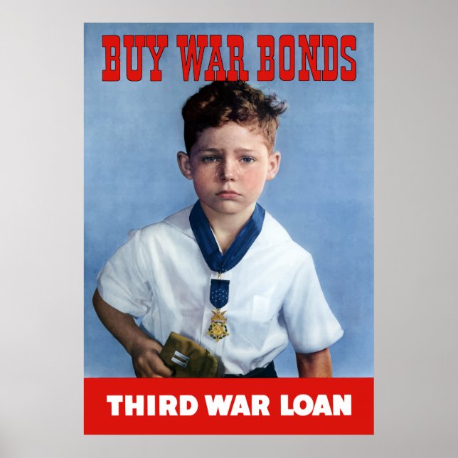 Medal Of Honour Child -- Buy War Bonds Poster (Front)