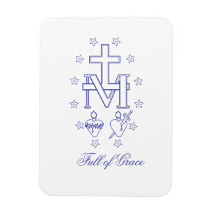 Medal of Our Lady of Graces Miraculous Medal Magnet