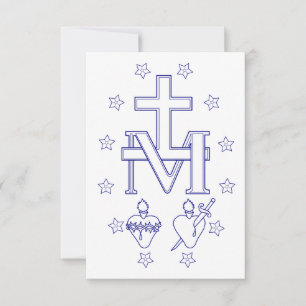 Medal of Our Lady of Graces Thank You Card