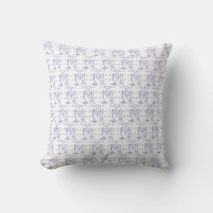 Medal of Our Lady of Graces Throw Pillow