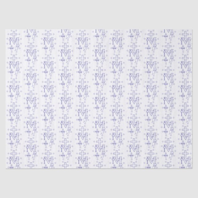 Medal of Our Lady of Graces Tissue Paper (Front)