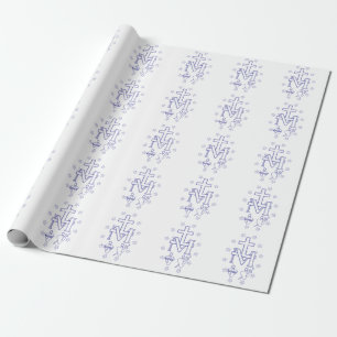 Medal of Our Lady of Graces Wrapping Paper