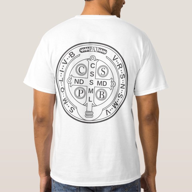Medal of St. Benedict T-Shirt (Back)