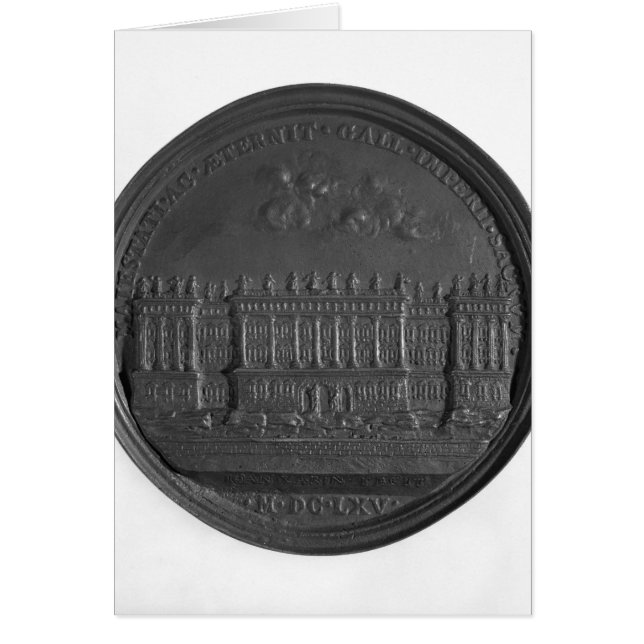 Medal with Bernini's design for the Louvre (Front)