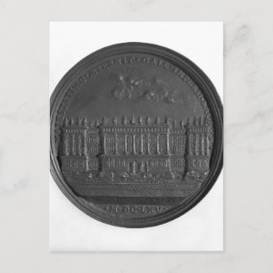 Medal with Bernini's design for the Louvre Postcard