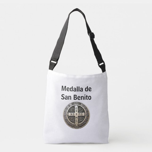 medalla de San Benito Crossbody Bag (Front)