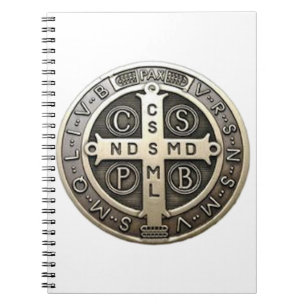 medalla de San Benito Notebook