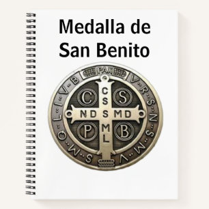 medalla de San Benito Notebook