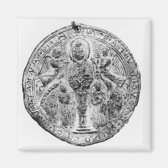 Medallion decorated in the cloisonne technique magnet (Front)