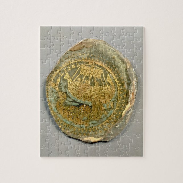 Medallion depicting Jonah and the whale, Roman, 4t Jigsaw Puzzle (Vertical)