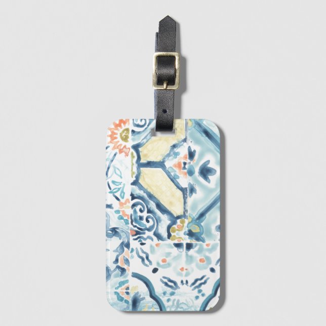 Medallion Medley Collection Luggage Tag (Front Vertical)