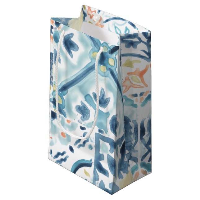 Medallion Medley Collection Small Gift Bag (Front Angled)