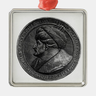Medallion of Mehmed II Metal Ornament