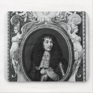 Medallion Portrait of Louis XIV Mouse Pad