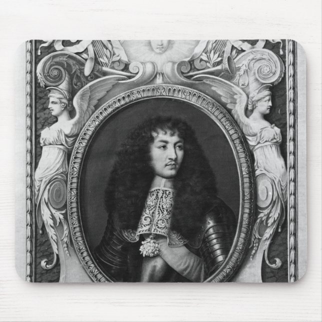 Medallion Portrait of Louis XIV Mouse Pad (Front)