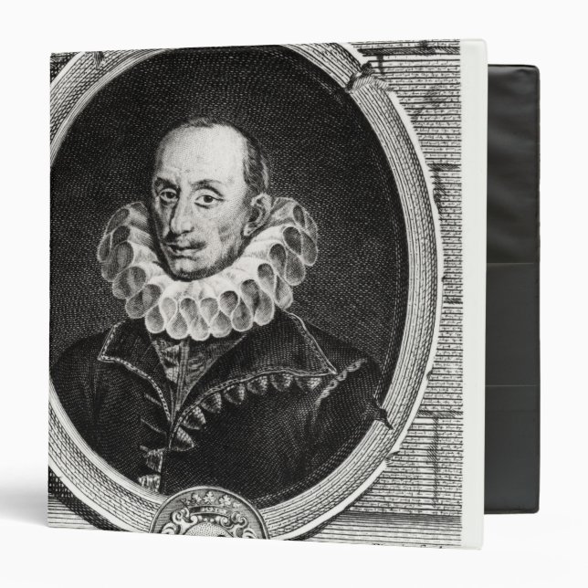 Medallion portrait of Pierre de Bourdeille Binder (Front/Inside)