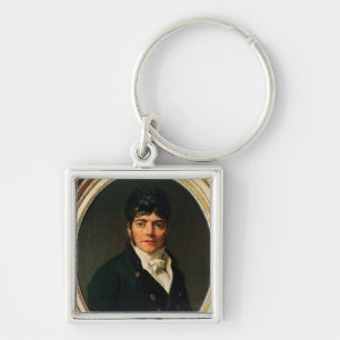 medallion Portrait of the Comte Esteve, 1804 Keychain