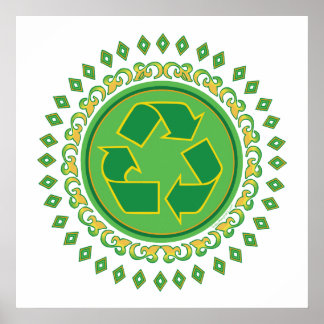 Medallion Recycle Sign
