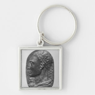 Medallion Self Portrait Keychain