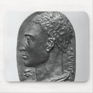 Medallion Self Portrait Mouse Pad