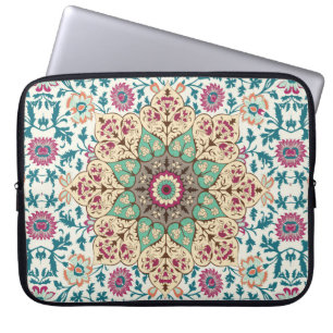 Medallion Vintage multi colour pattern in Turkish, Laptop Sleeve