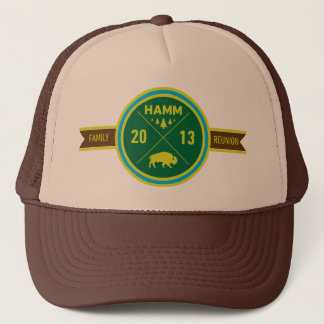 Medallion with reunion flag hat