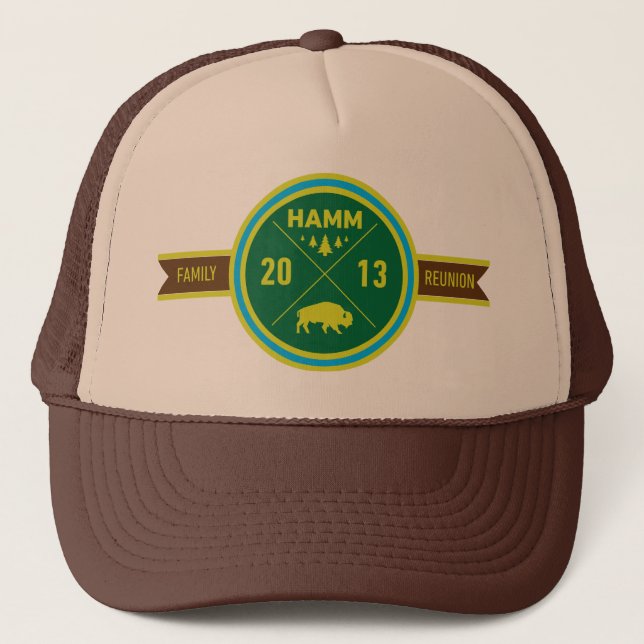 Medallion with reunion flag hat (Front)