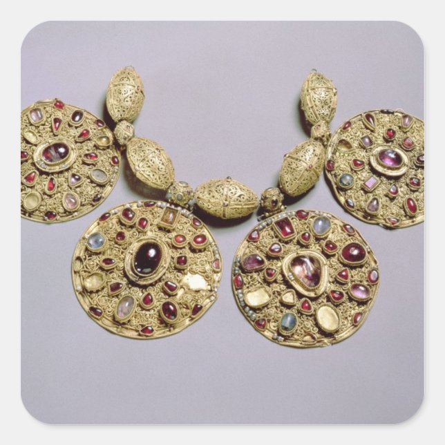 Medallions from 'Barmy Collar' Square Sticker (Front)