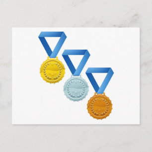 Medals Postcard